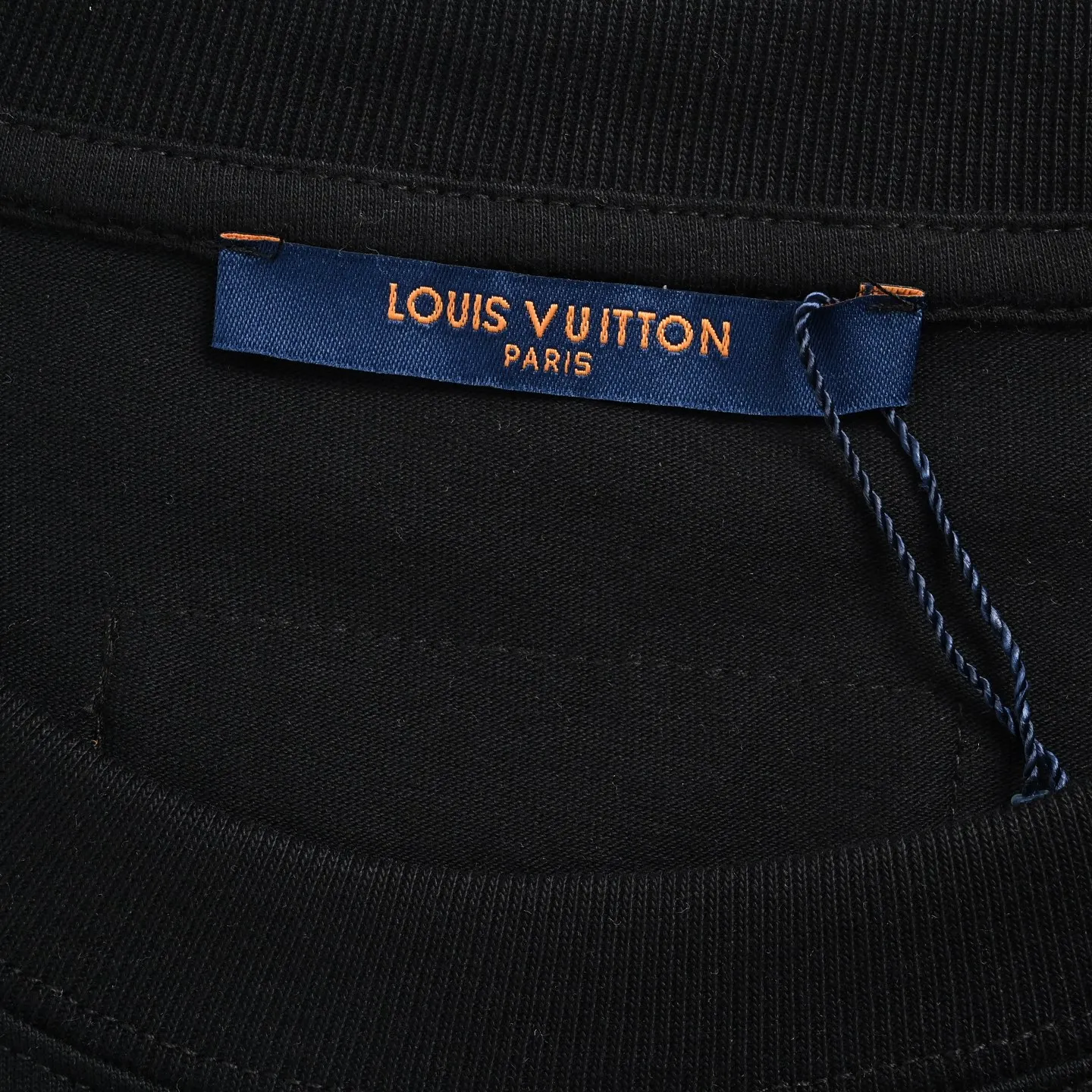 Louis Vuitton/Louis Vuitton dark pattern half-length presbyopic logo embroidered short sleeves